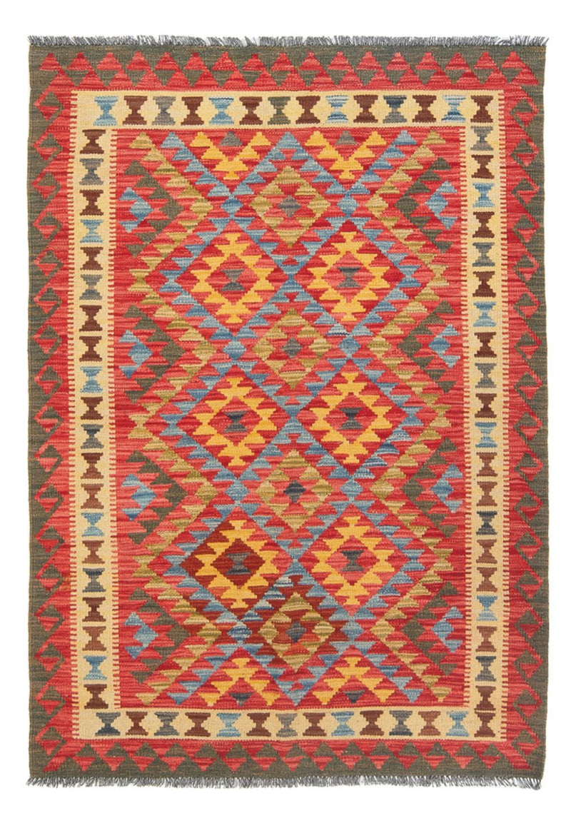 Kelim Carpet - Splash - 152 x 112 cm - flerfärgad
