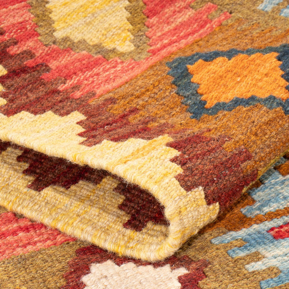 Kelim Carpet - Splash - 162 x 101 cm - flerfärgad