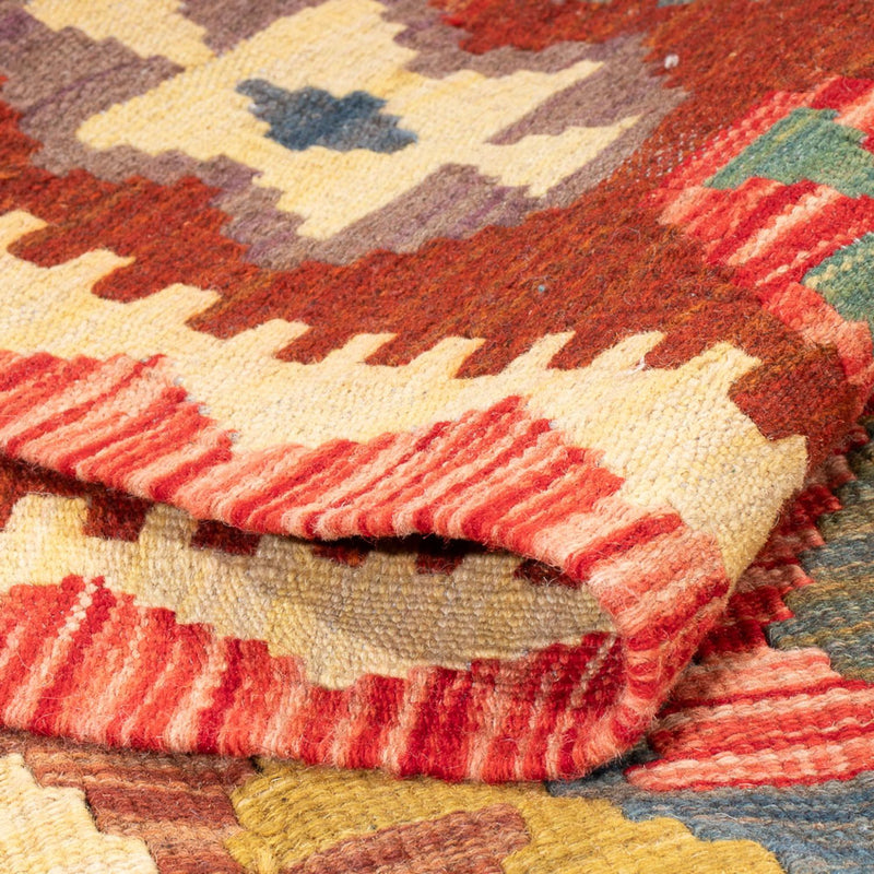 Kelim Carpet - Splash - 198 x 148 cm - flerfärgad