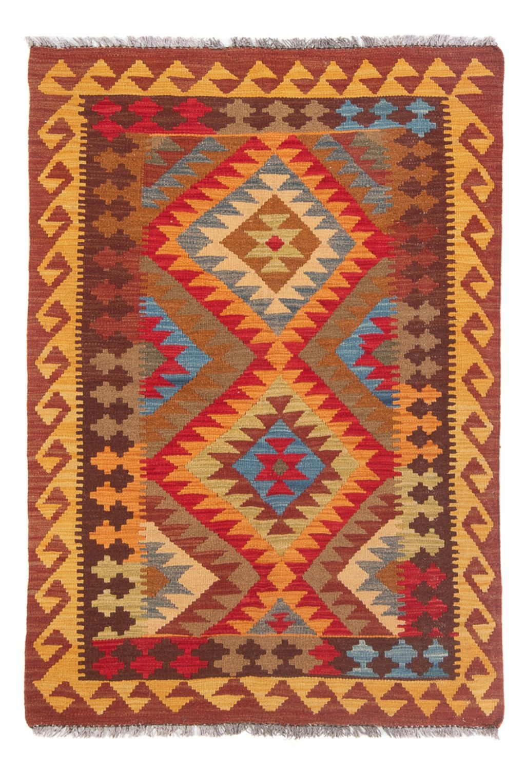 Kelim Carpet - Splash - 150 x 100 cm - flerfärgad