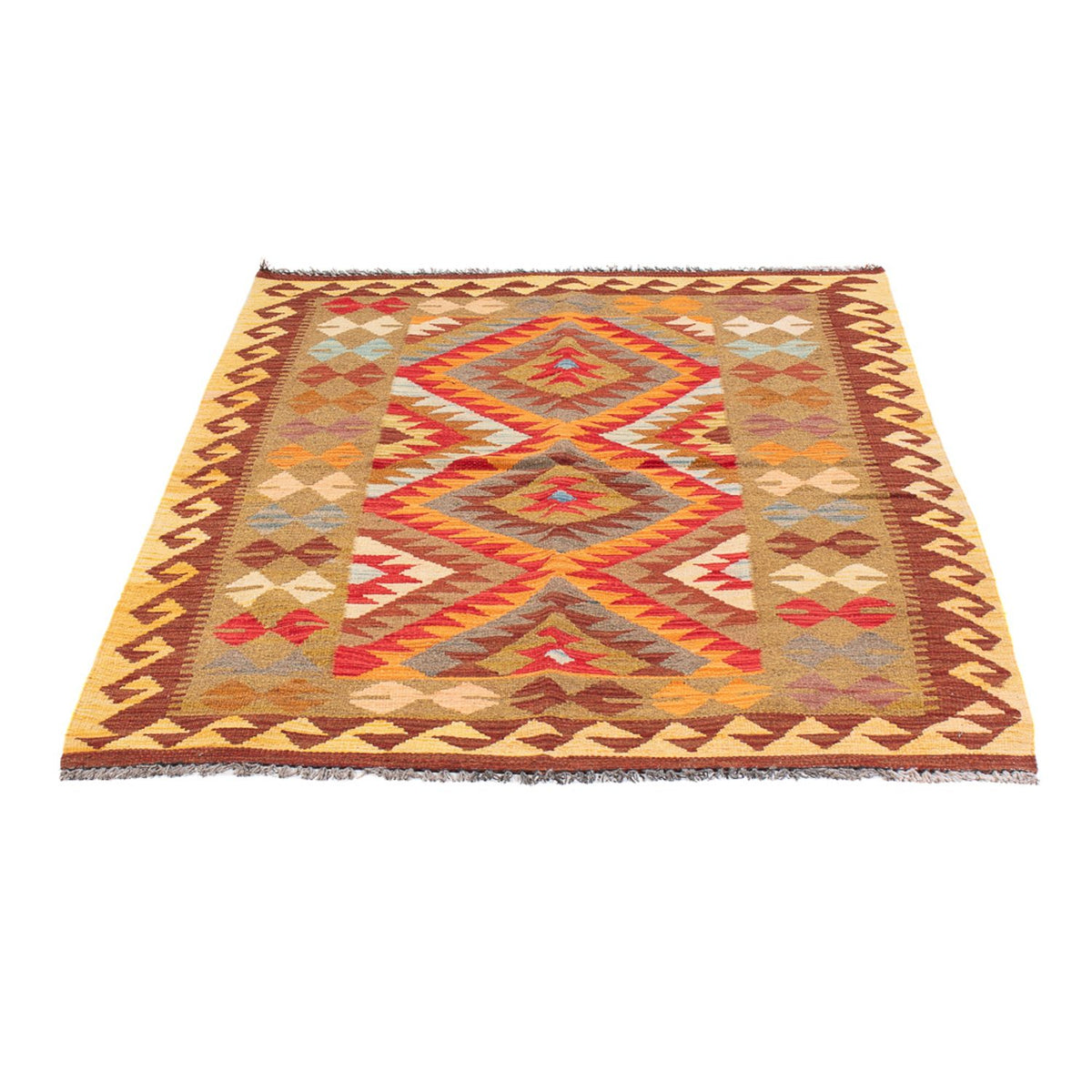 Kelim Carpet - Splash - 149 x 103 cm - flerfärgad