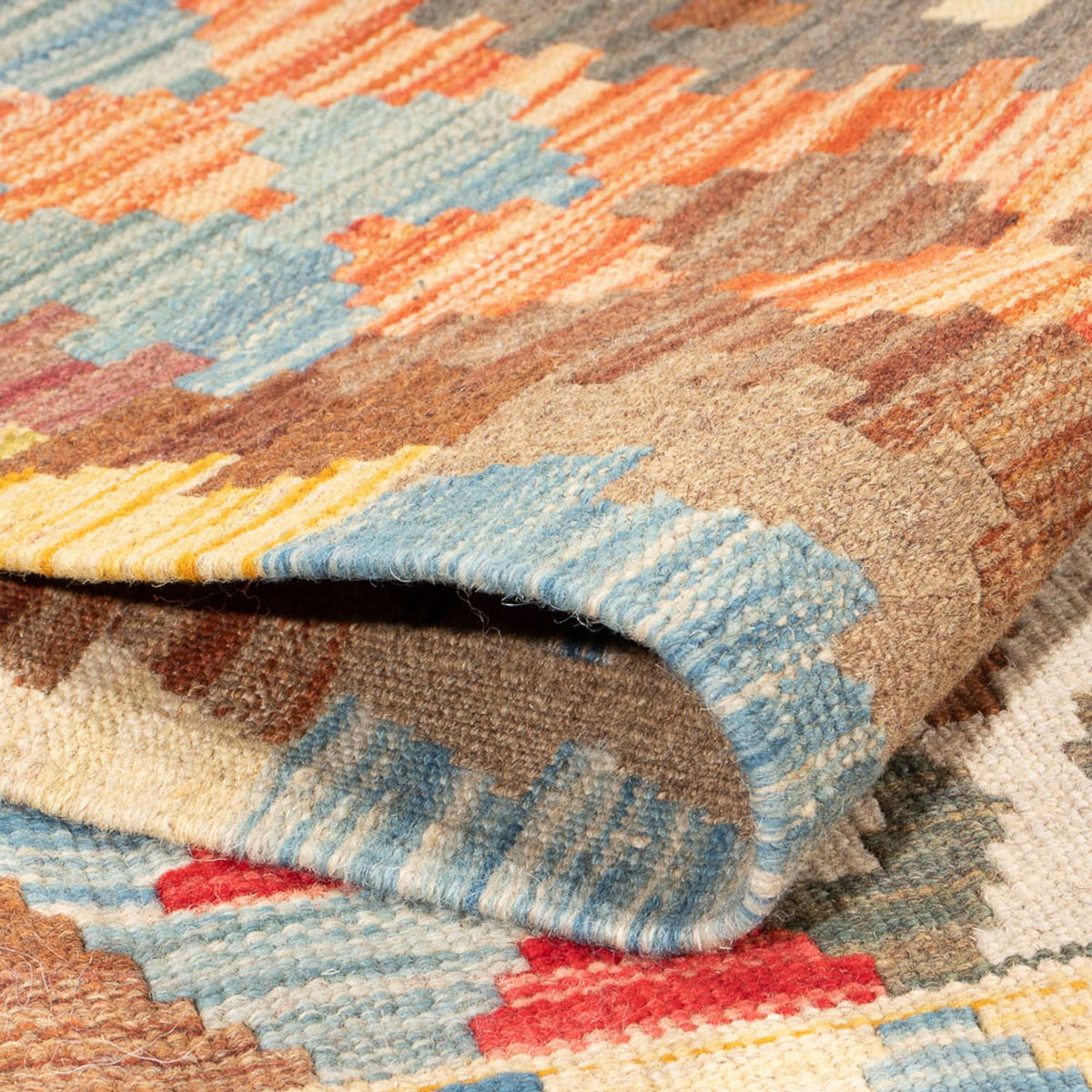 Kelim Carpet - Splash - 176 x 127 cm - flerfärgad