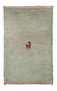 Persisk Gabbeh Mattan 60x40cm - Perserteppich Wollteppich