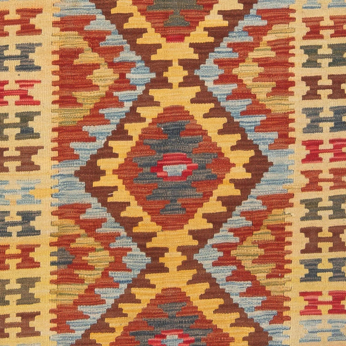 Runner Kelim Carpet - Splash - 201 x 94 cm - flerfärgad