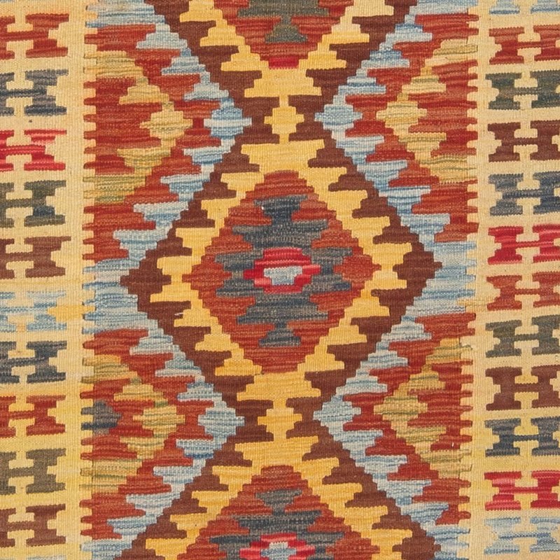 Runner Kelim Carpet - Splash - 201 x 94 cm - flerfärgad