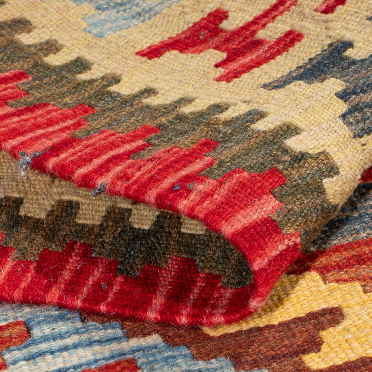 Runner Kelim Carpet - Splash - 201 x 94 cm - flerfärgad