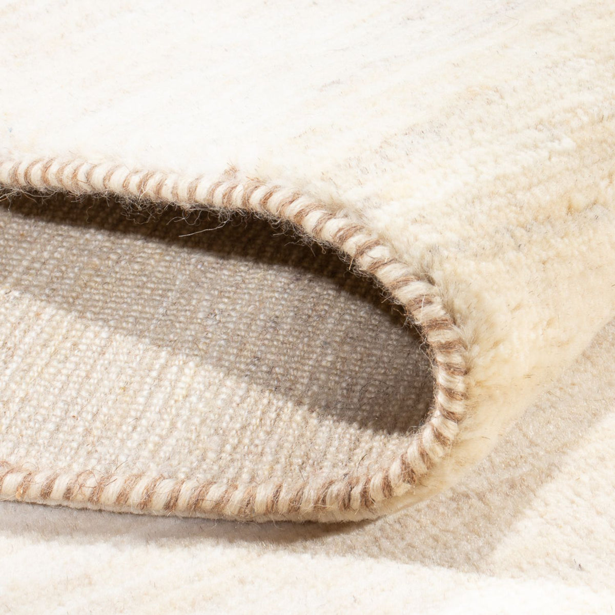 Gabbeh-matta - persisk - 243 x 174 cm - vit