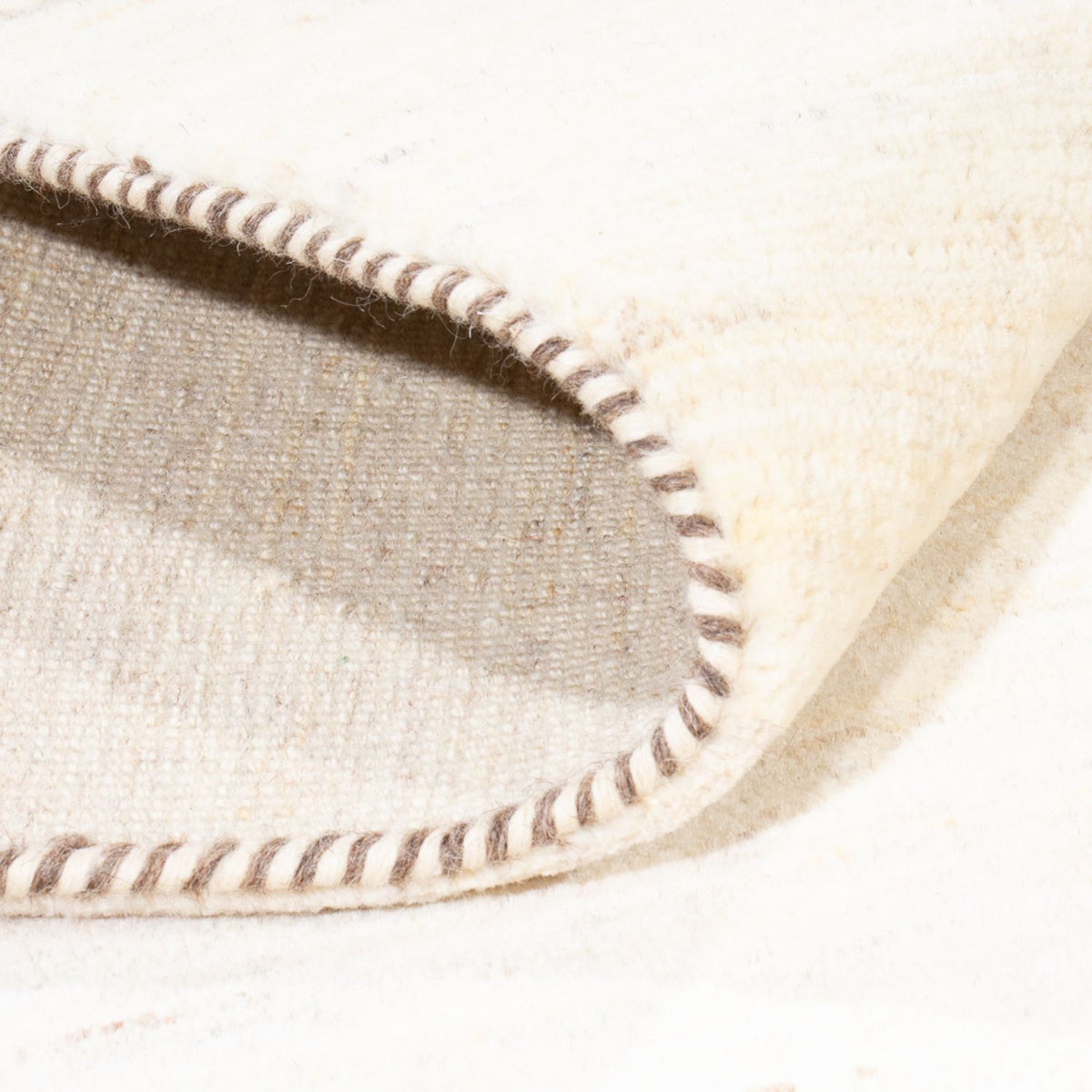 Gabbeh-matta - persisk - 196 x 148 cm - vit