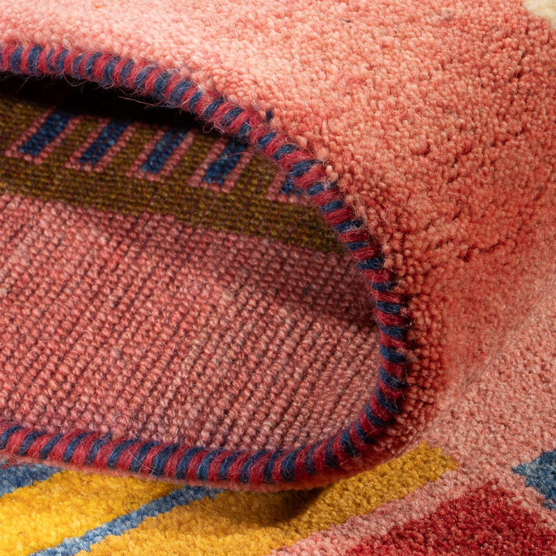 Runner Gabbeh-matta - persisk - 198 x 83 cm - flerfärgad