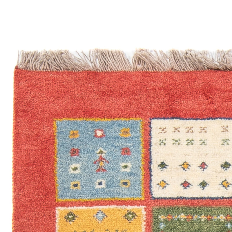 Runner Gabbeh-matta - persisk - 197 x 88 cm - flerfärgad