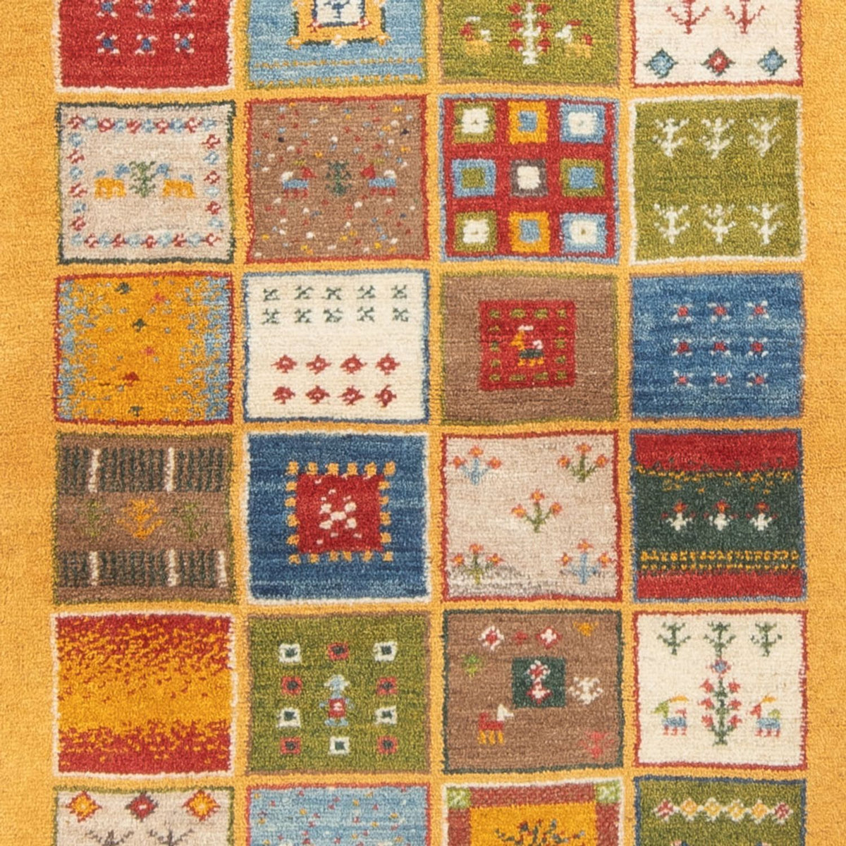 Runner Gabbeh-matta - persisk - 193 x 80 cm - flerfärgad