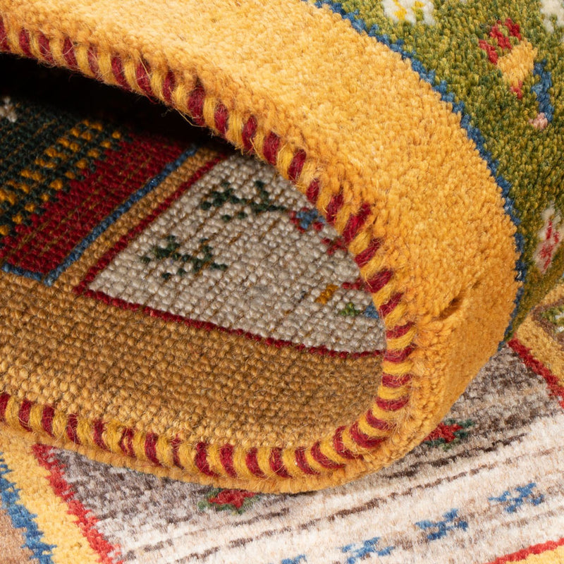 Runner Gabbeh-matta - persisk - 193 x 80 cm - flerfärgad