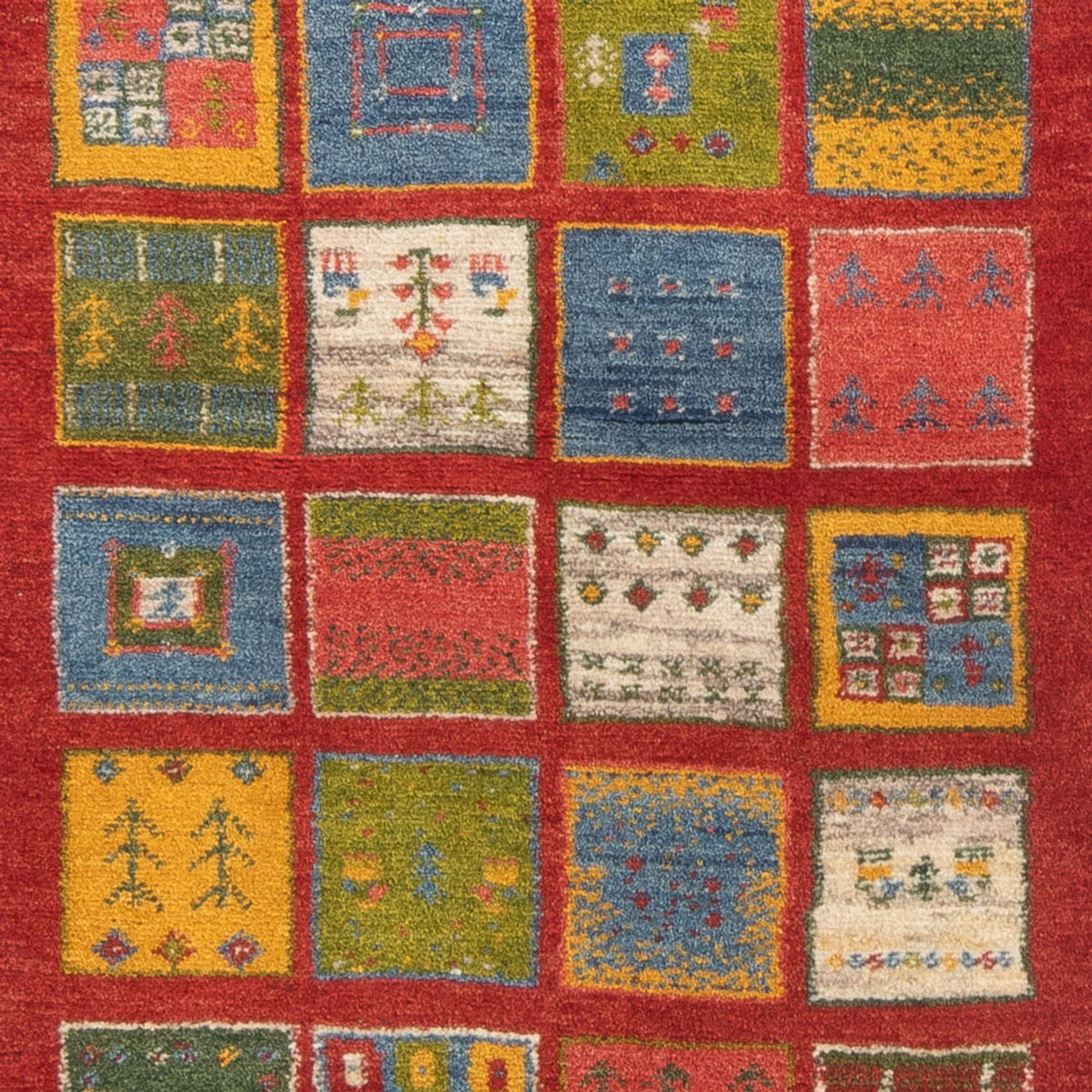 Runner Gabbeh-matta - persisk - 190 x 82 cm - flerfärgad