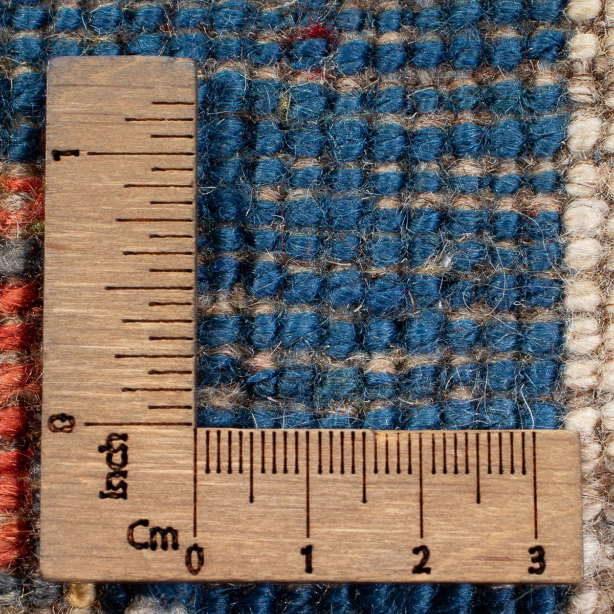 Gabbeh-matta - persisk - 201 x 157 cm - flerfärgad