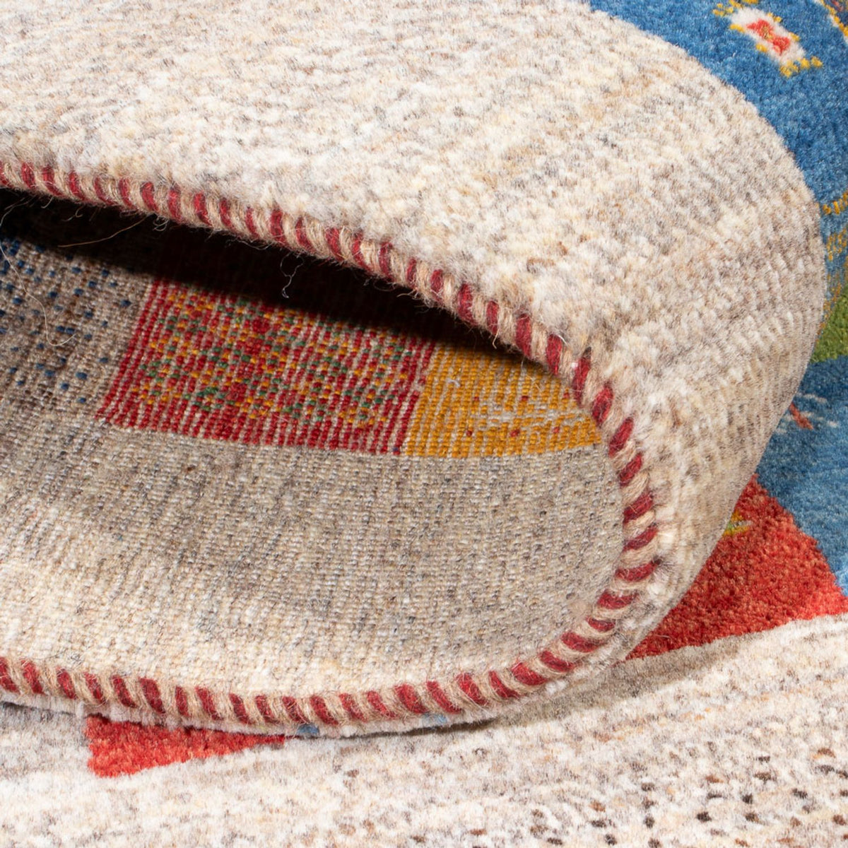 Gabbeh-matta - Loribaft Persian - 184 x 124 cm - flerfärgad