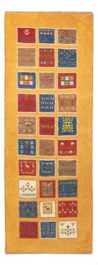 Runner Gabbeh-matta - persisk - 148 x 54 cm - flerfärgad