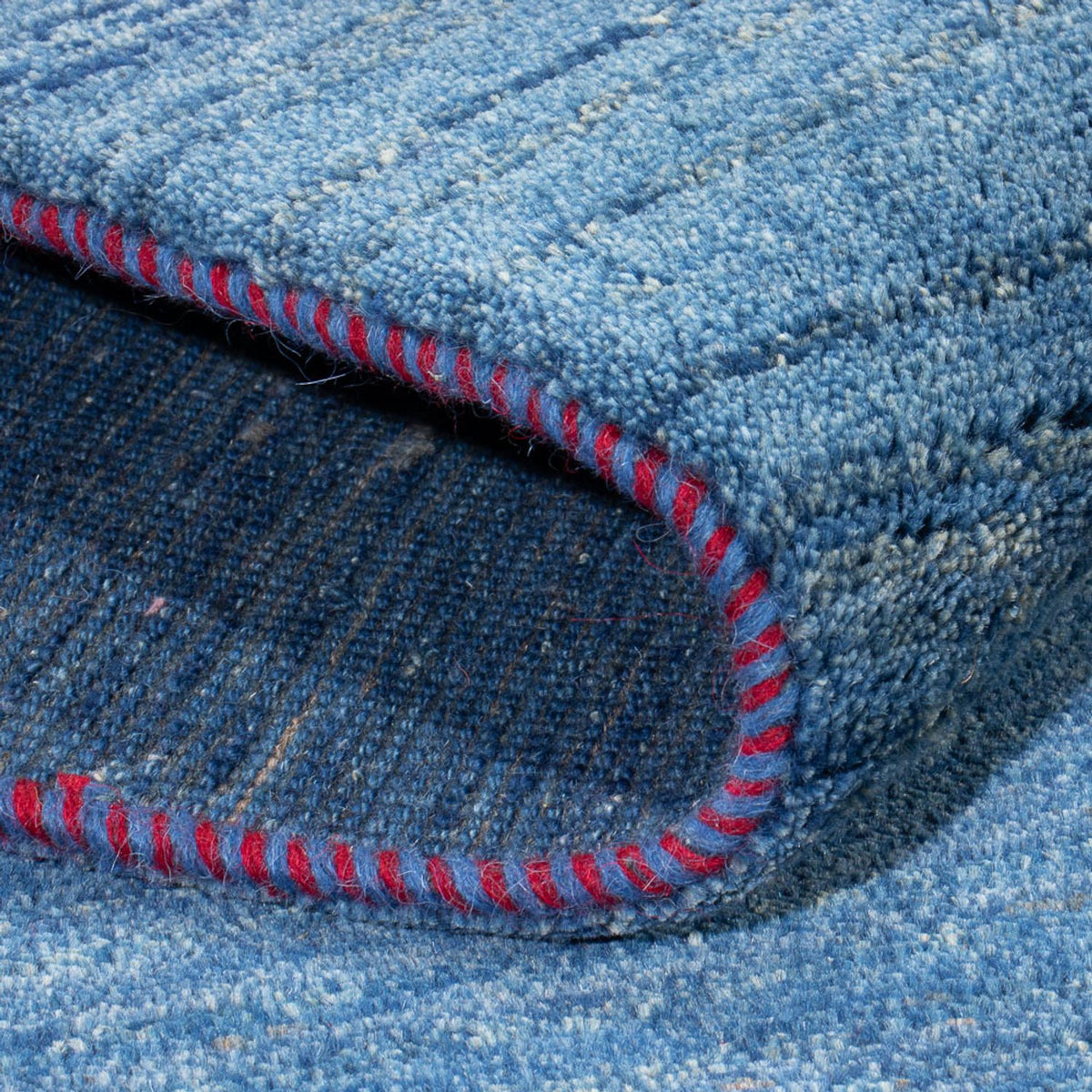 Gabbeh-matta - persisk - 242 x 175 cm - havsblått