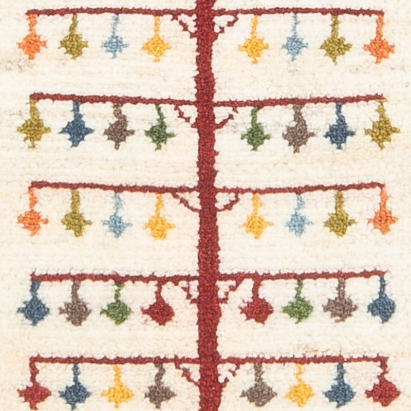 Gabbeh-matta - persisk - 90 x 63 cm - flerfärgad