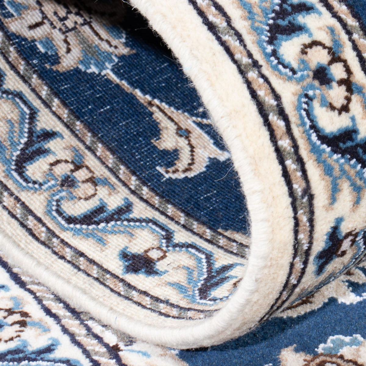 Runner Persisk matta - Nain - 200 x 79 cm - havsblått