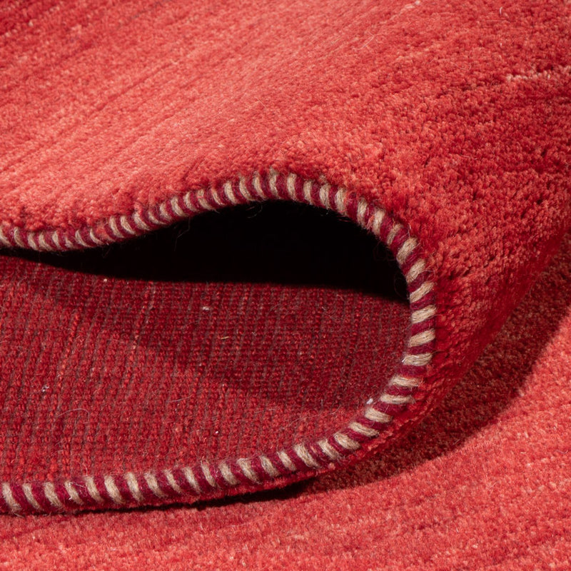 Gabbeh-matta - persisk kvadrat  - 210 x 210 cm - röd