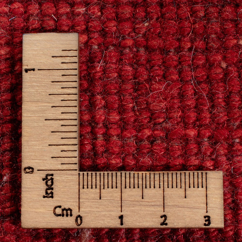 Gabbeh-matta - persisk kvadrat  - 210 x 210 cm - röd