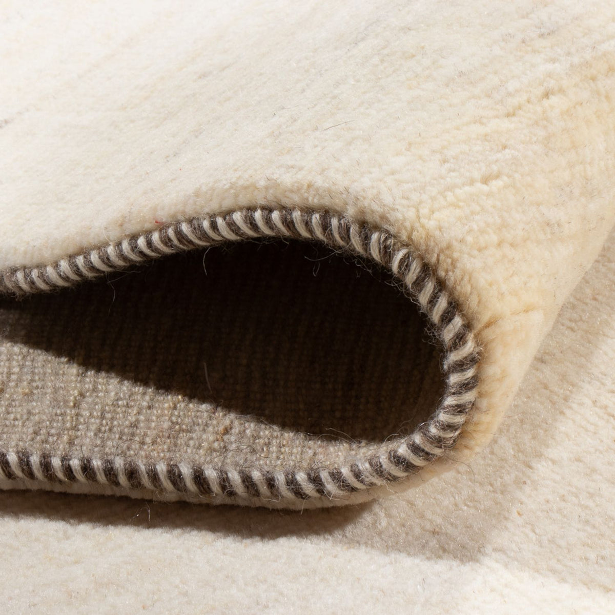 Gabbeh-matta - persisk - 294 x 205 cm - vit