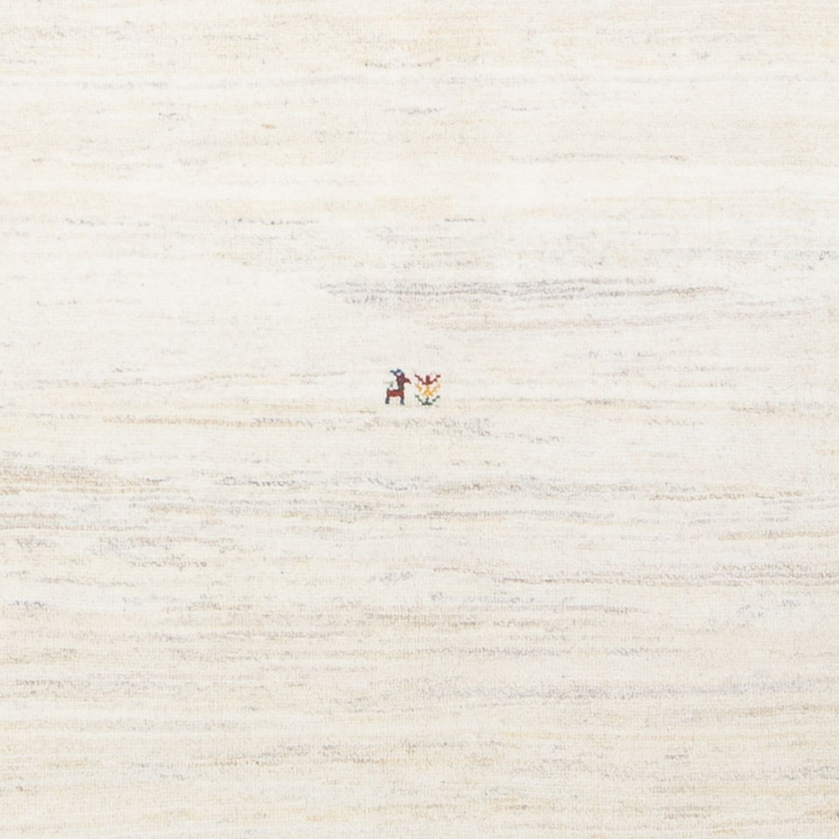 Gabbeh-matta - persisk - 200 x 142 cm - vit