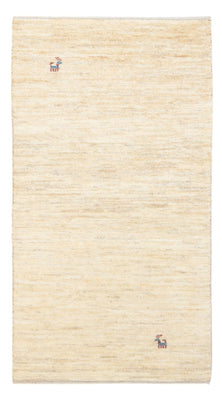Gabbeh-matta - persisk - 139 x 71 cm - ljusbeige