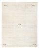 Gabbeh-matta - persisk - 237 x 197 cm - vit
