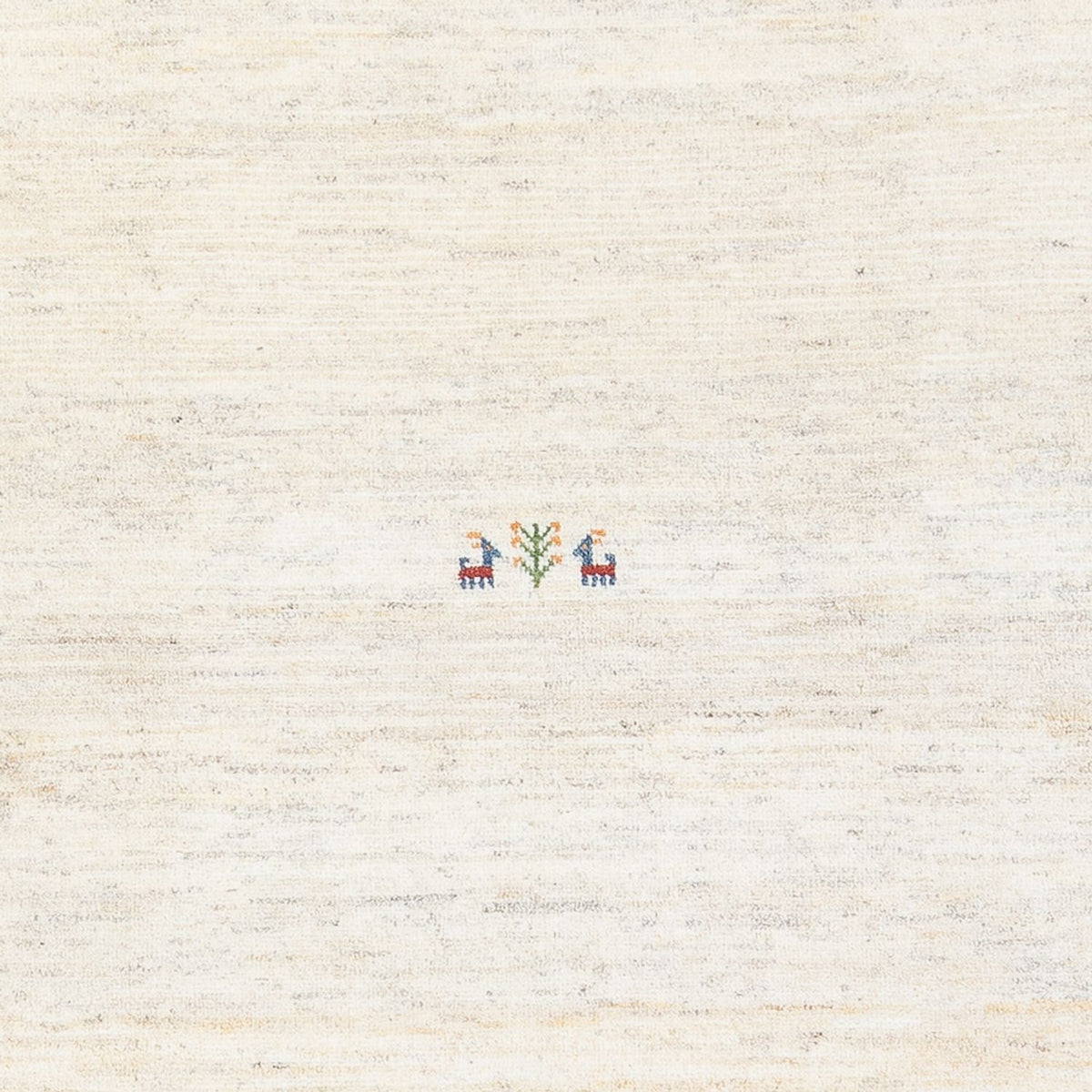 Gabbeh-matta - persisk - 237 x 197 cm - vit