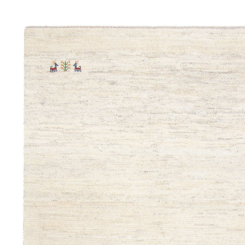 Gabbeh-matta - persisk - 237 x 197 cm - vit