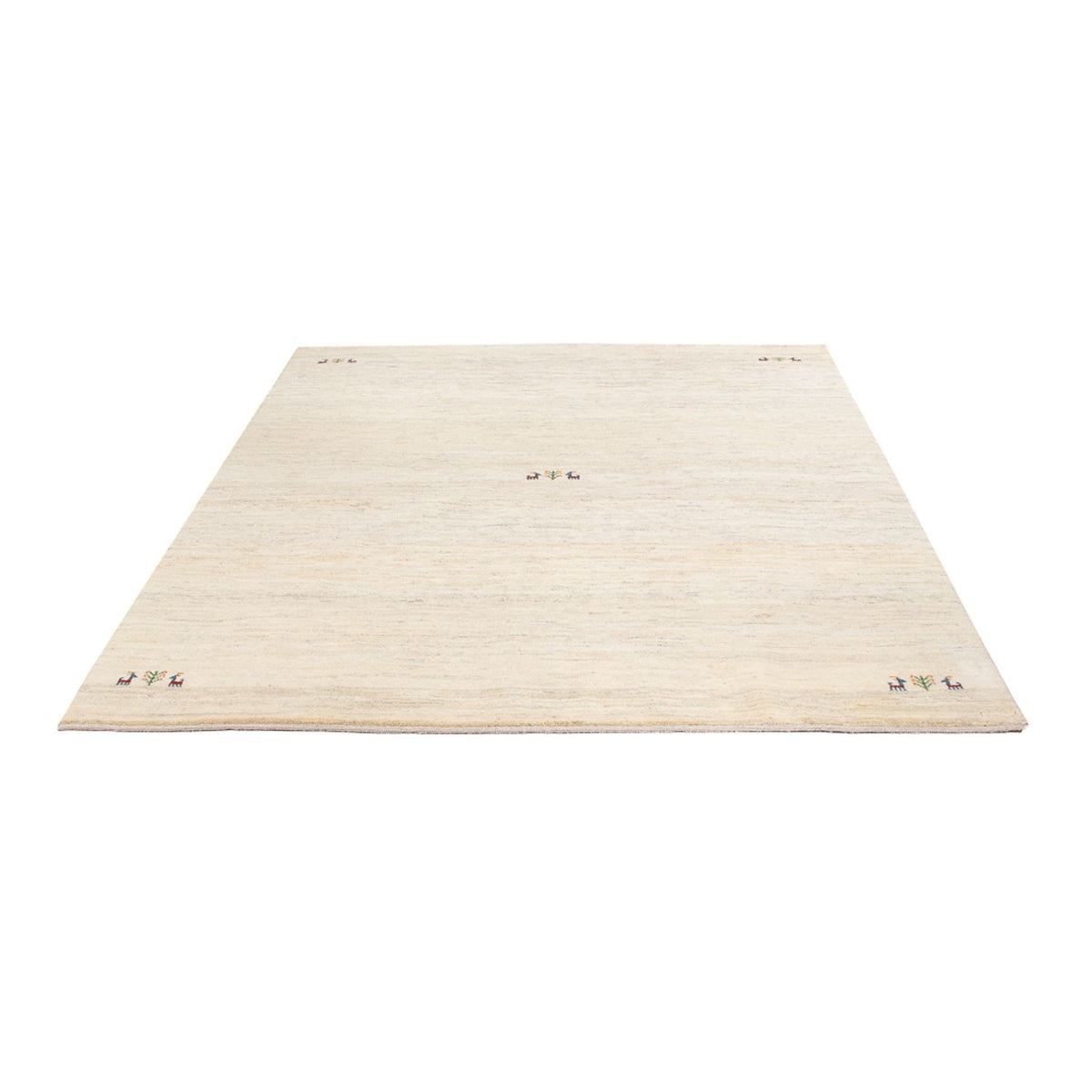 Gabbeh-matta - persisk - 237 x 197 cm - vit