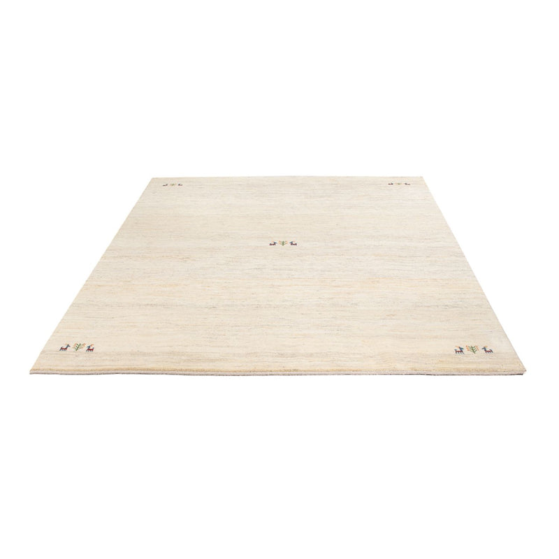 Gabbeh-matta - persisk - 237 x 197 cm - vit