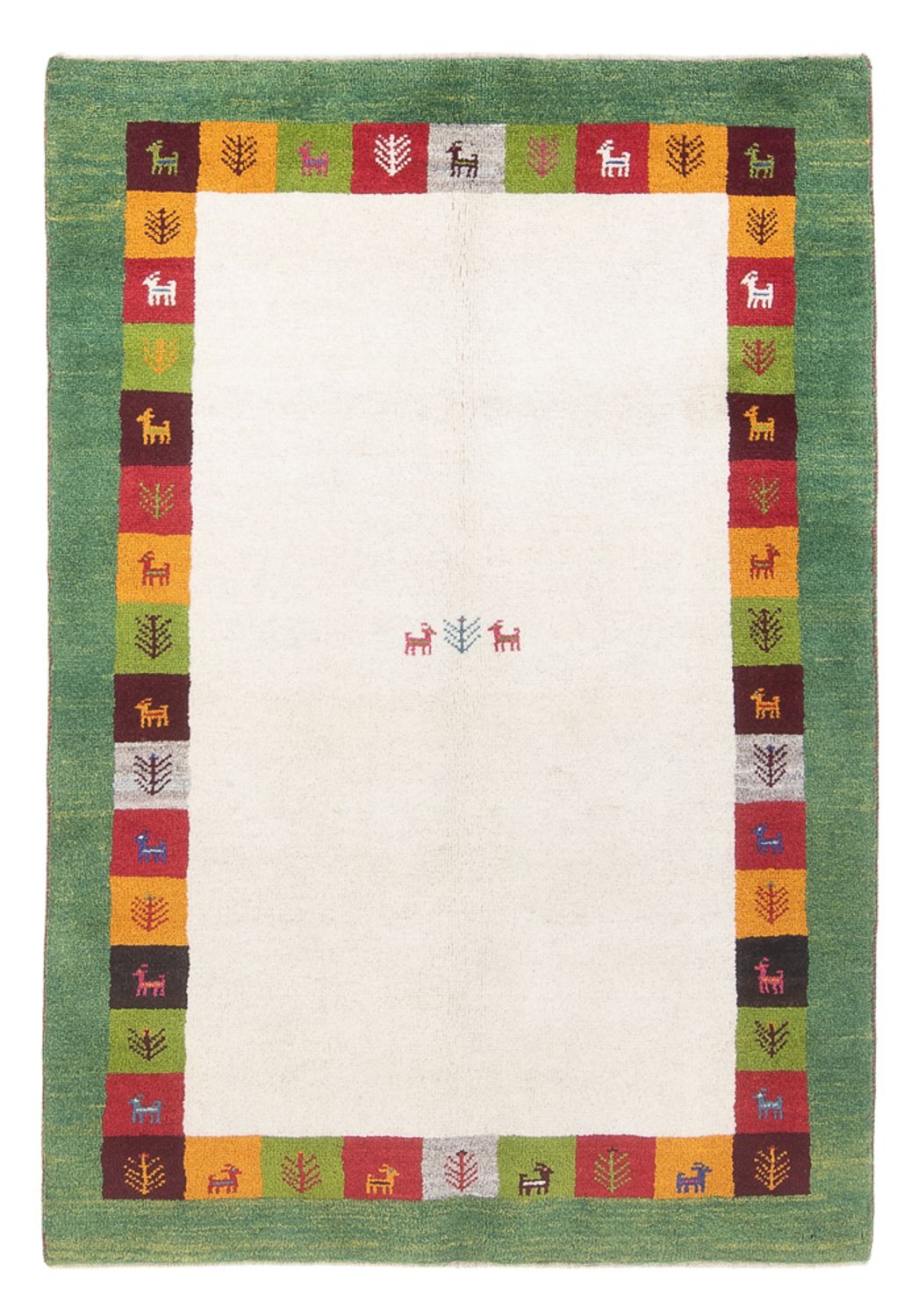 Gabbeh-matta - persisk - 180 x 116 cm - flerfärgad