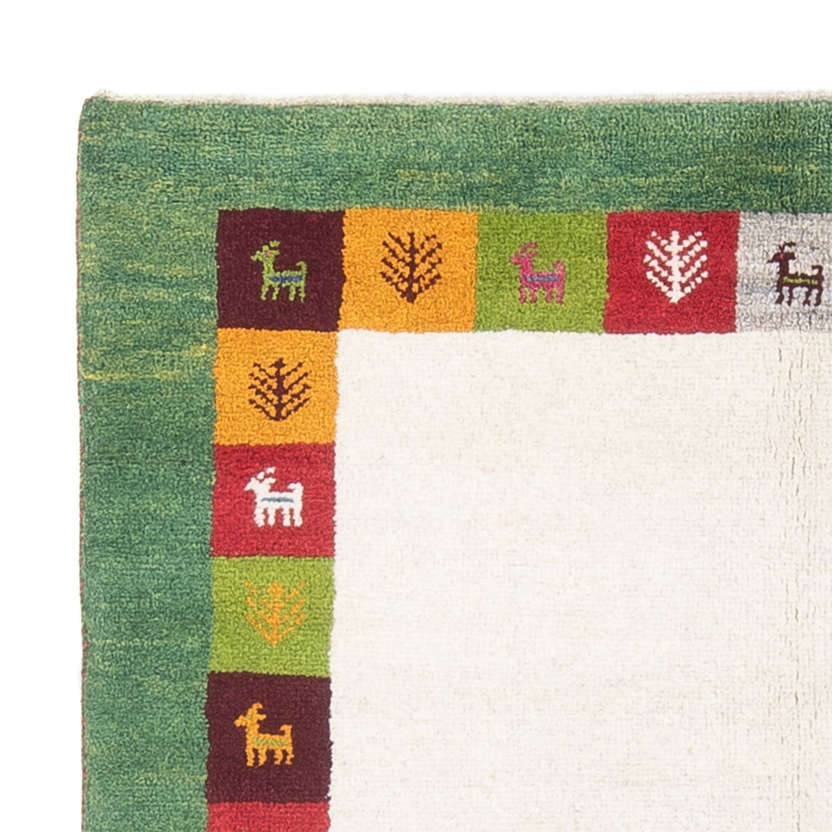 Gabbeh-matta - persisk - 180 x 116 cm - flerfärgad