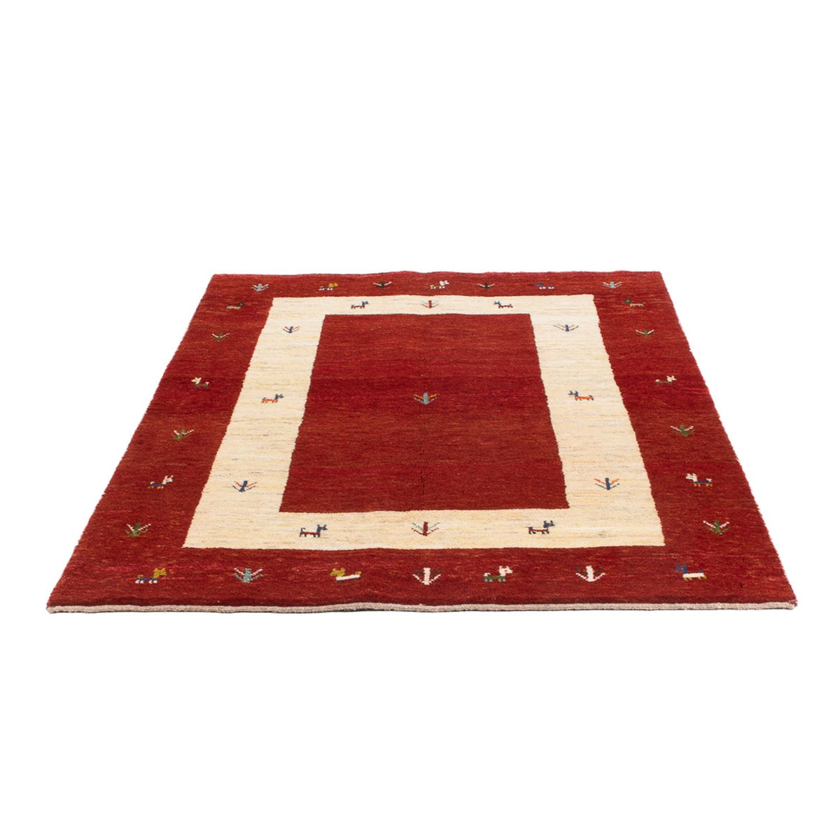 Gabbeh-matta - persisk - 175 x 122 cm - flerfärgad