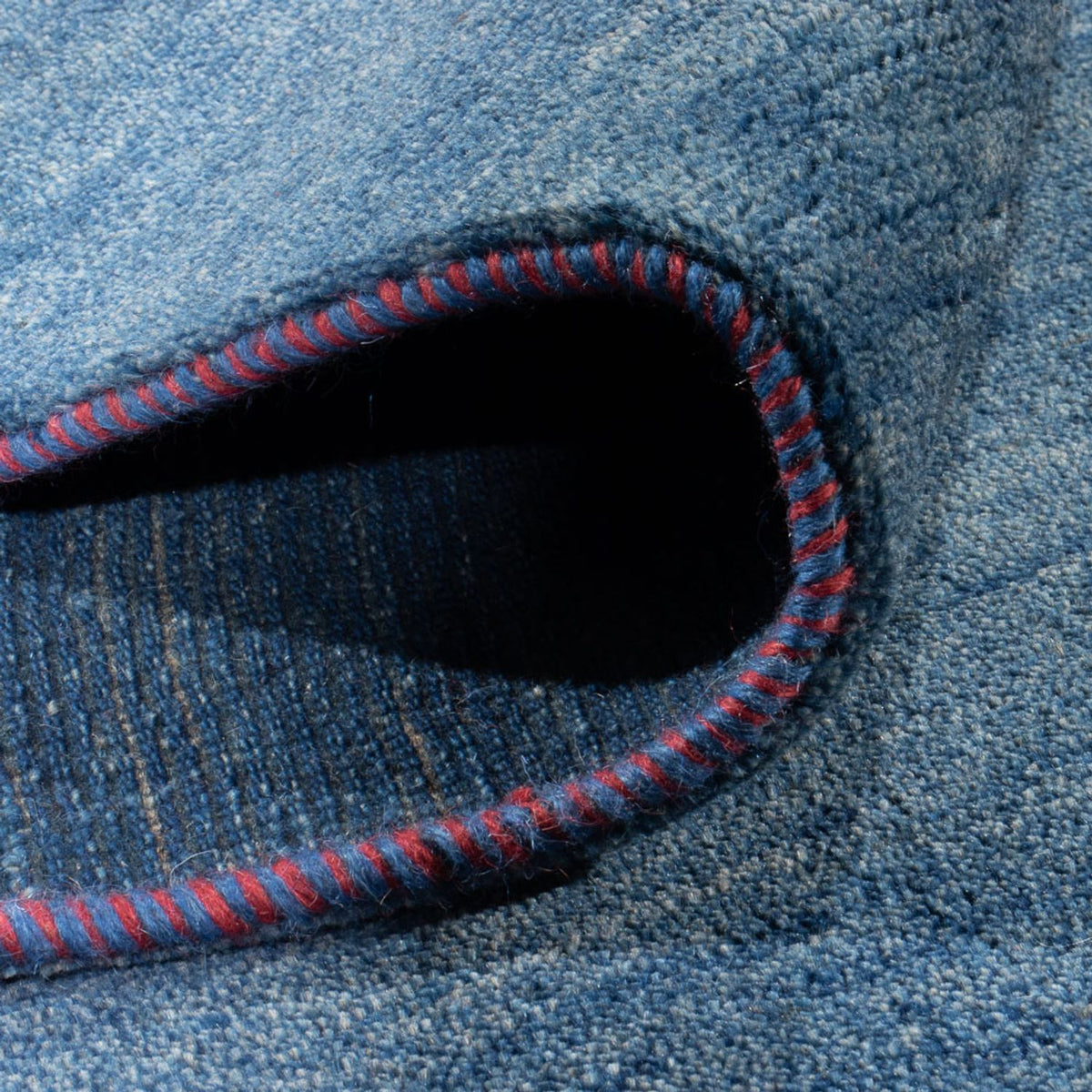 Gabbeh-matta - persisk - 296 x 201 cm - havsblått