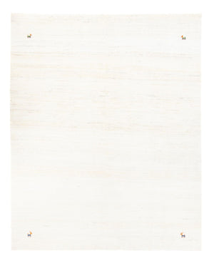 Gabbeh-matta - persisk - 193 x 153 cm - vit