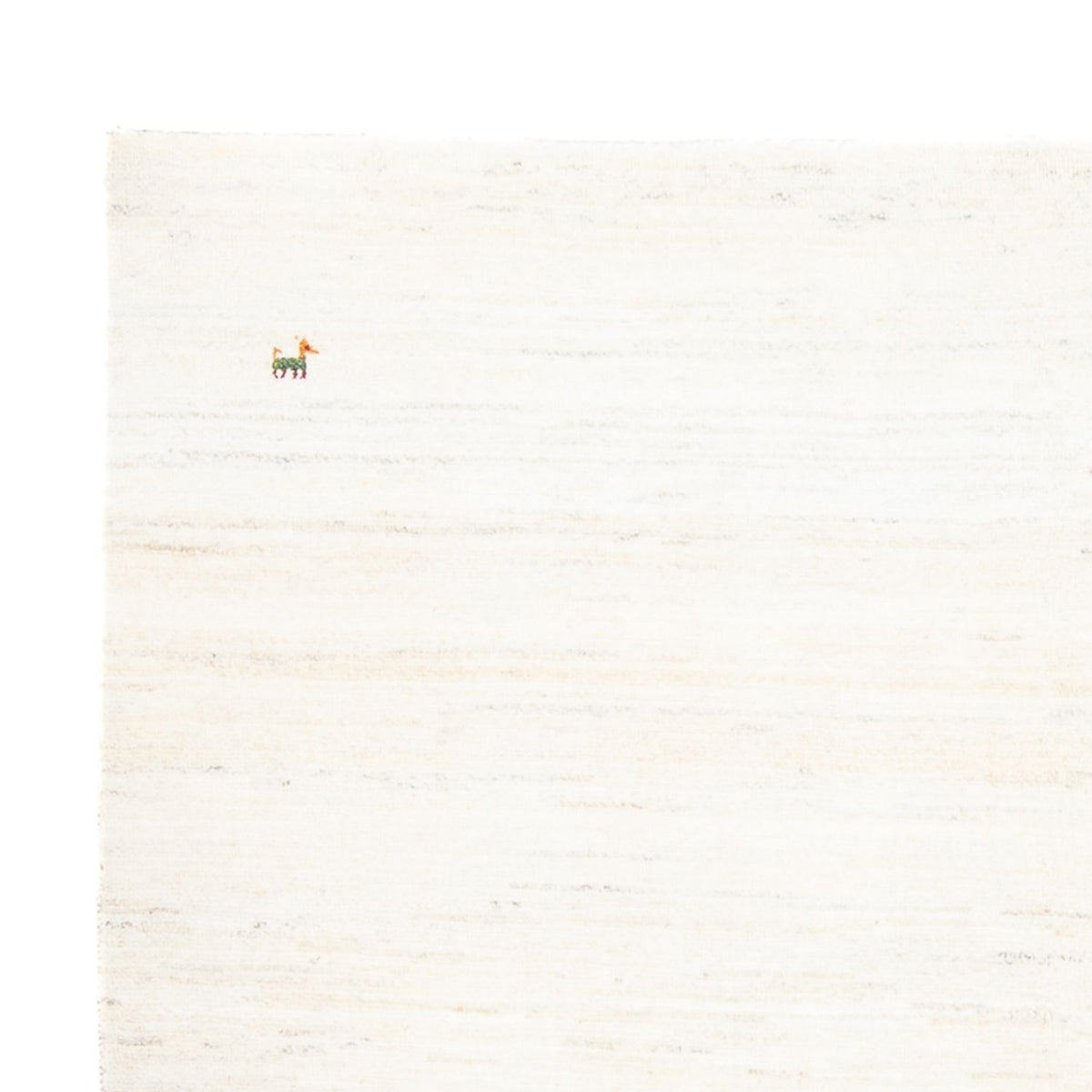 Gabbeh-matta - persisk - 193 x 153 cm - vit