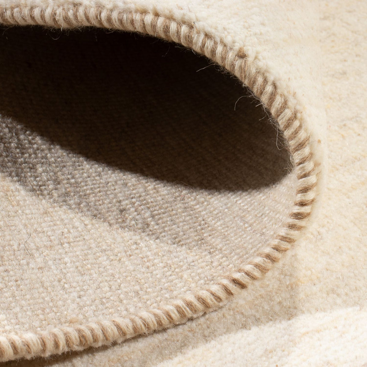 Gabbeh-matta - persisk - 193 x 153 cm - vit