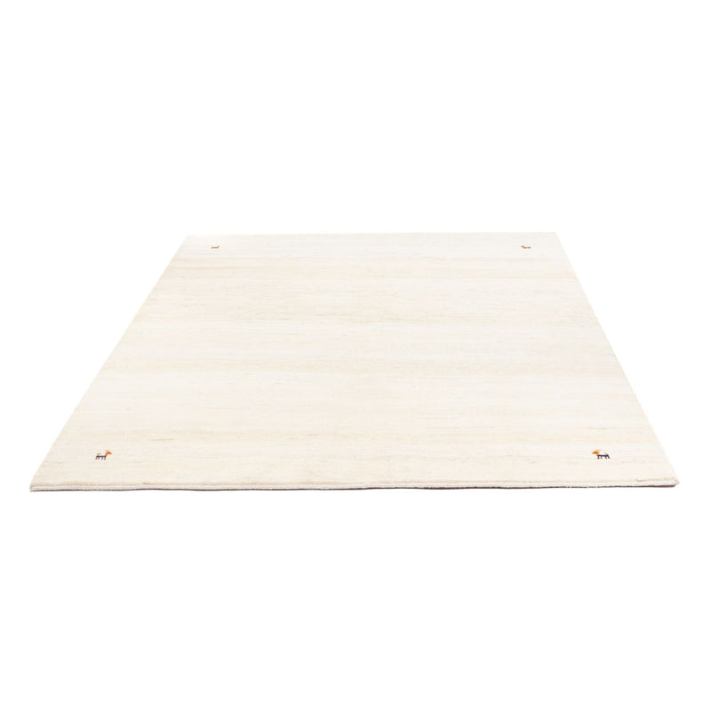 Gabbeh-matta - persisk - 193 x 153 cm - vit