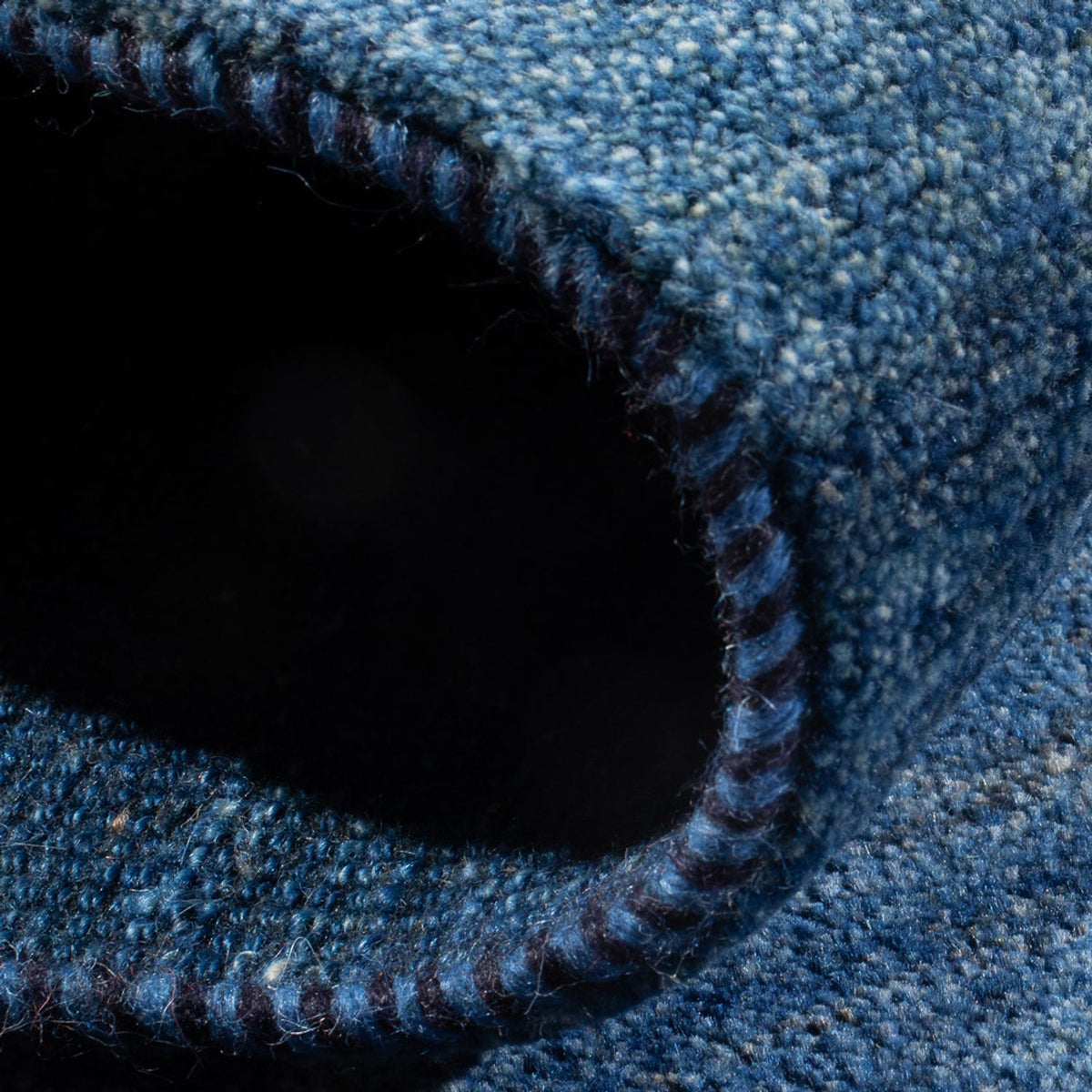 Gabbeh-matta - persisk - 135 x 69 cm - havsblått