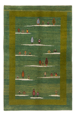 Gabbeh-matta - persisk - 183 x 120 cm - grön