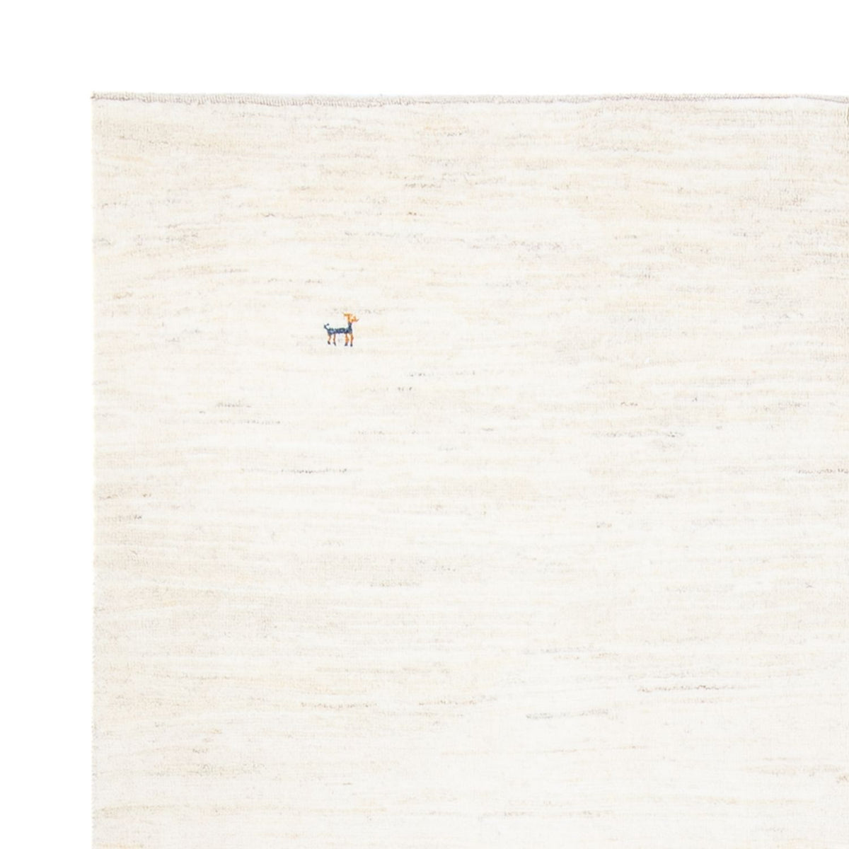 Gabbeh-matta - persisk - 232 x 174 cm - vit