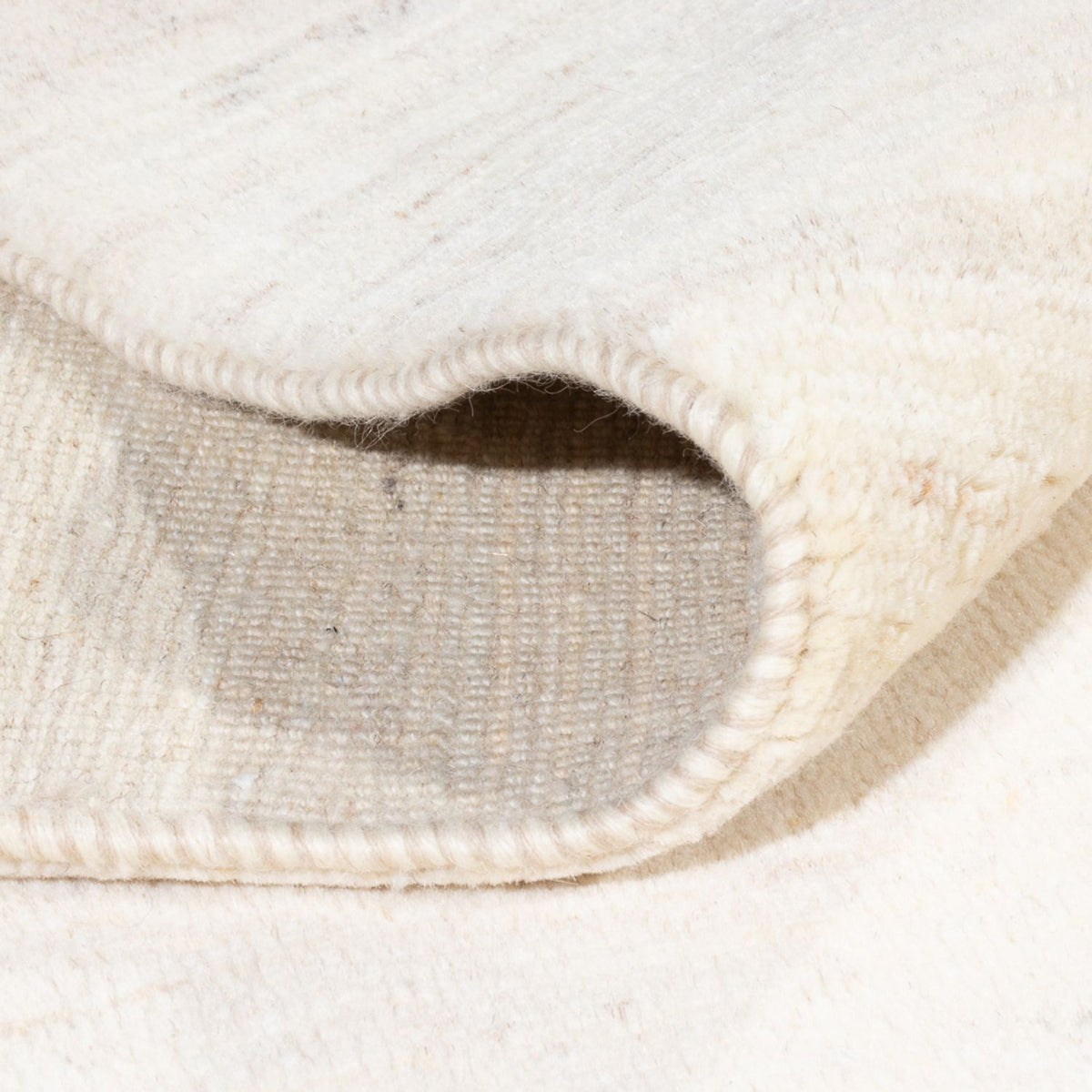 Gabbeh-matta - persisk - 232 x 174 cm - vit