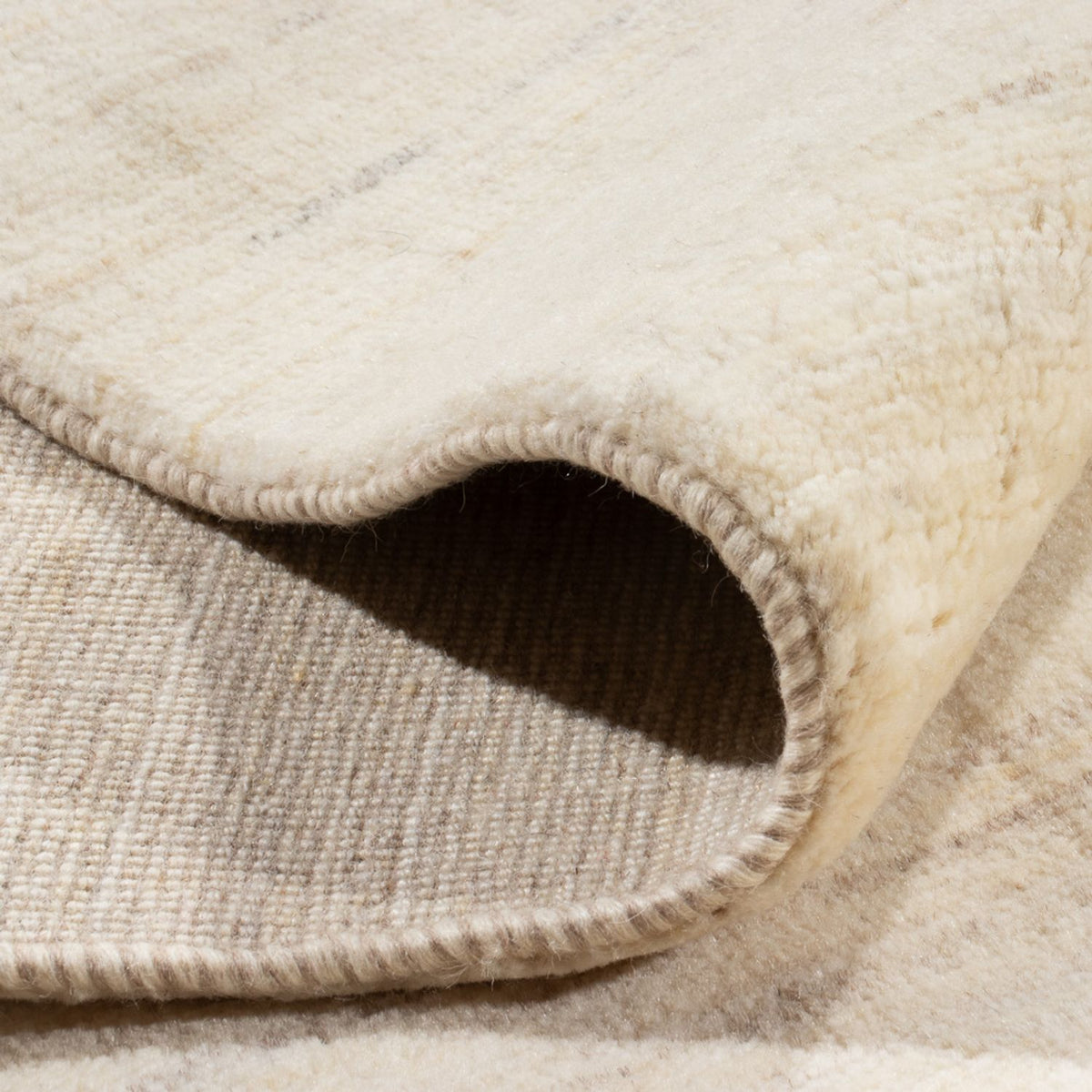 Gabbeh-matta - persisk - 297 x 191 cm - vit