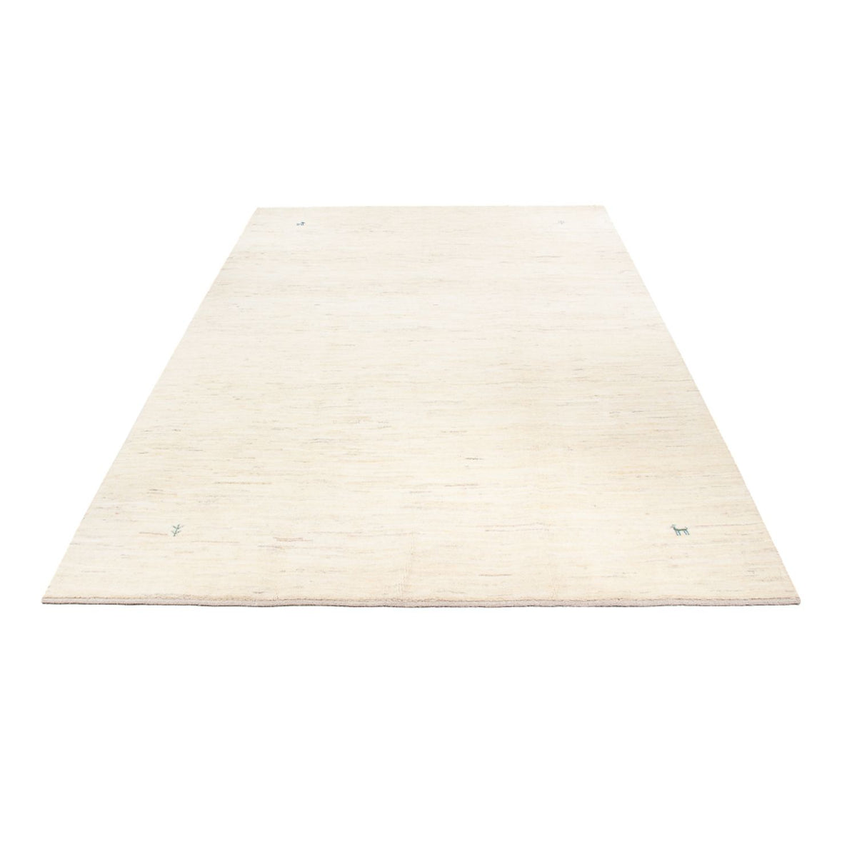 Gabbeh-matta - persisk - 297 x 191 cm - vit