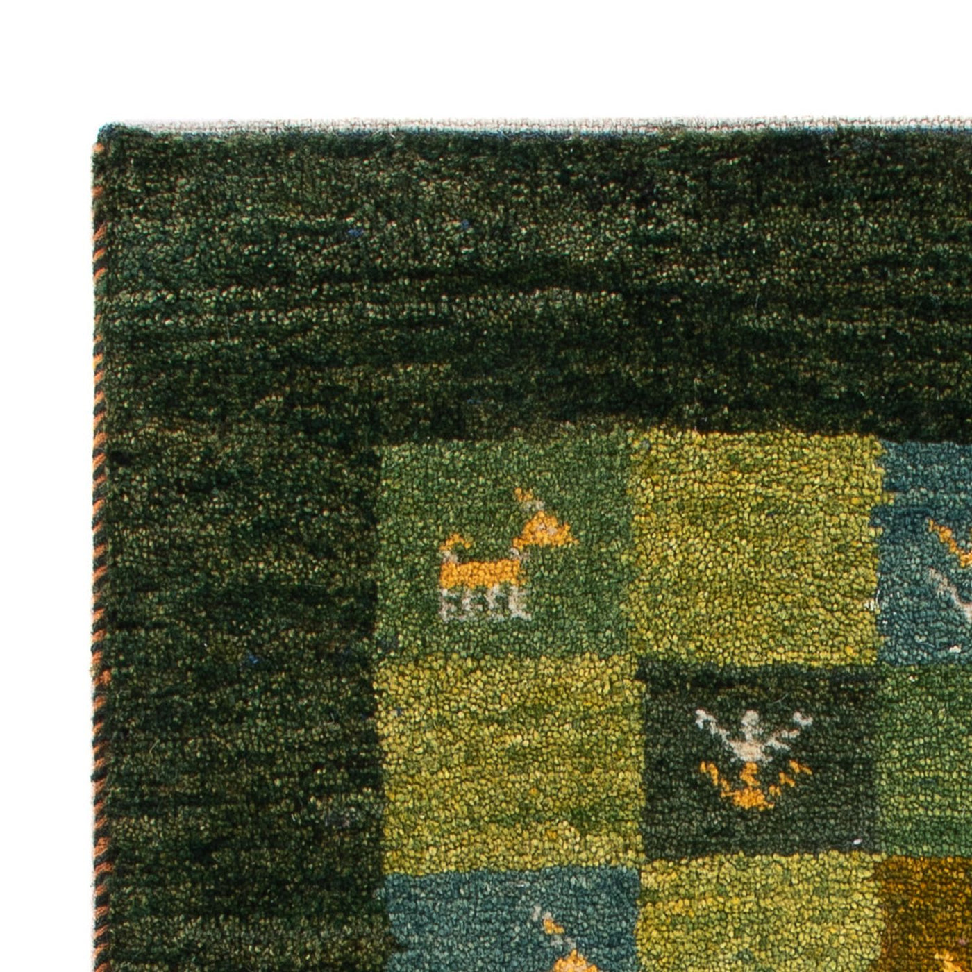 Persisk Gabbeh Mattan 87x61cm - Perserteppich Wollteppich
