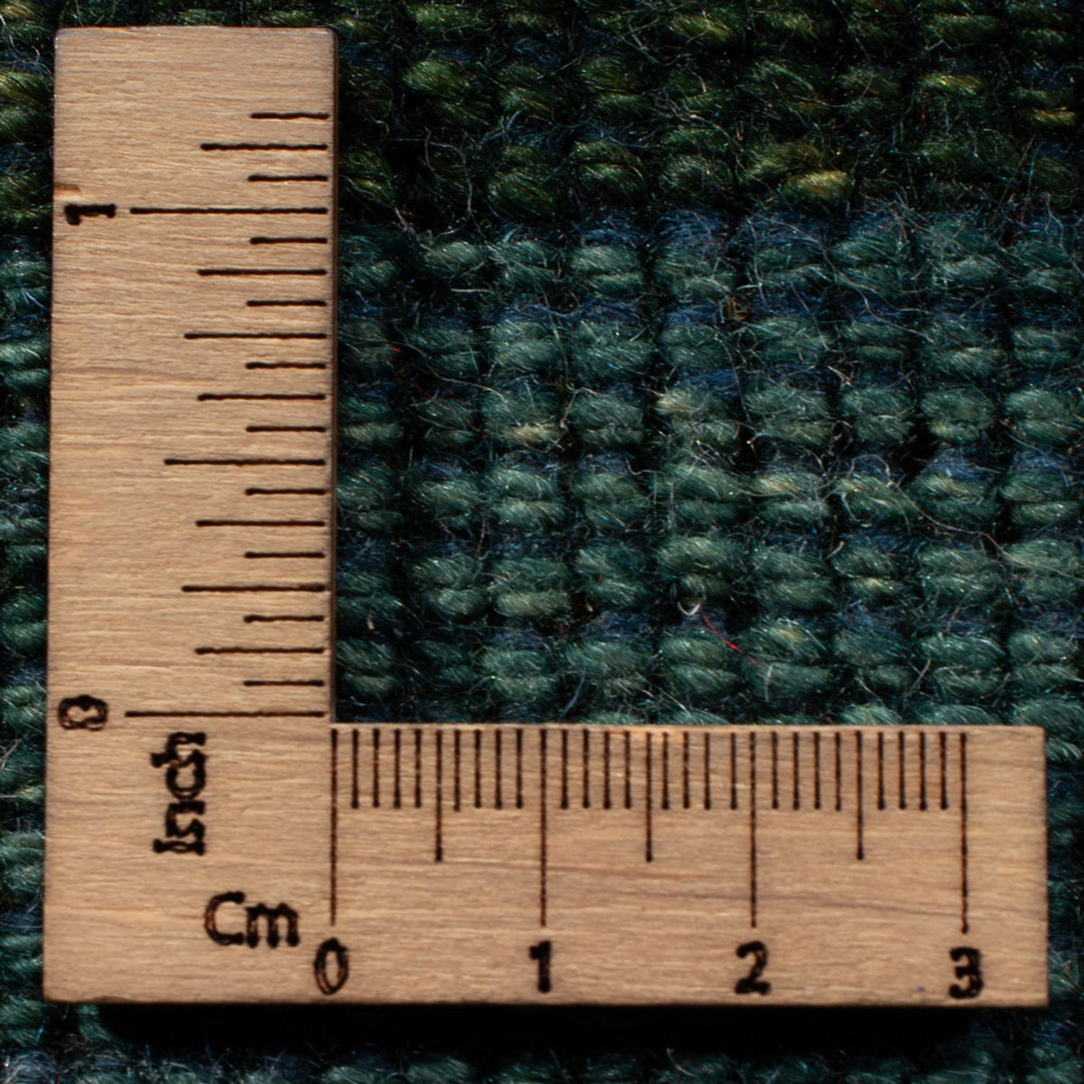 Gabbeh-matta - persisk - 87 x 61 cm - grön