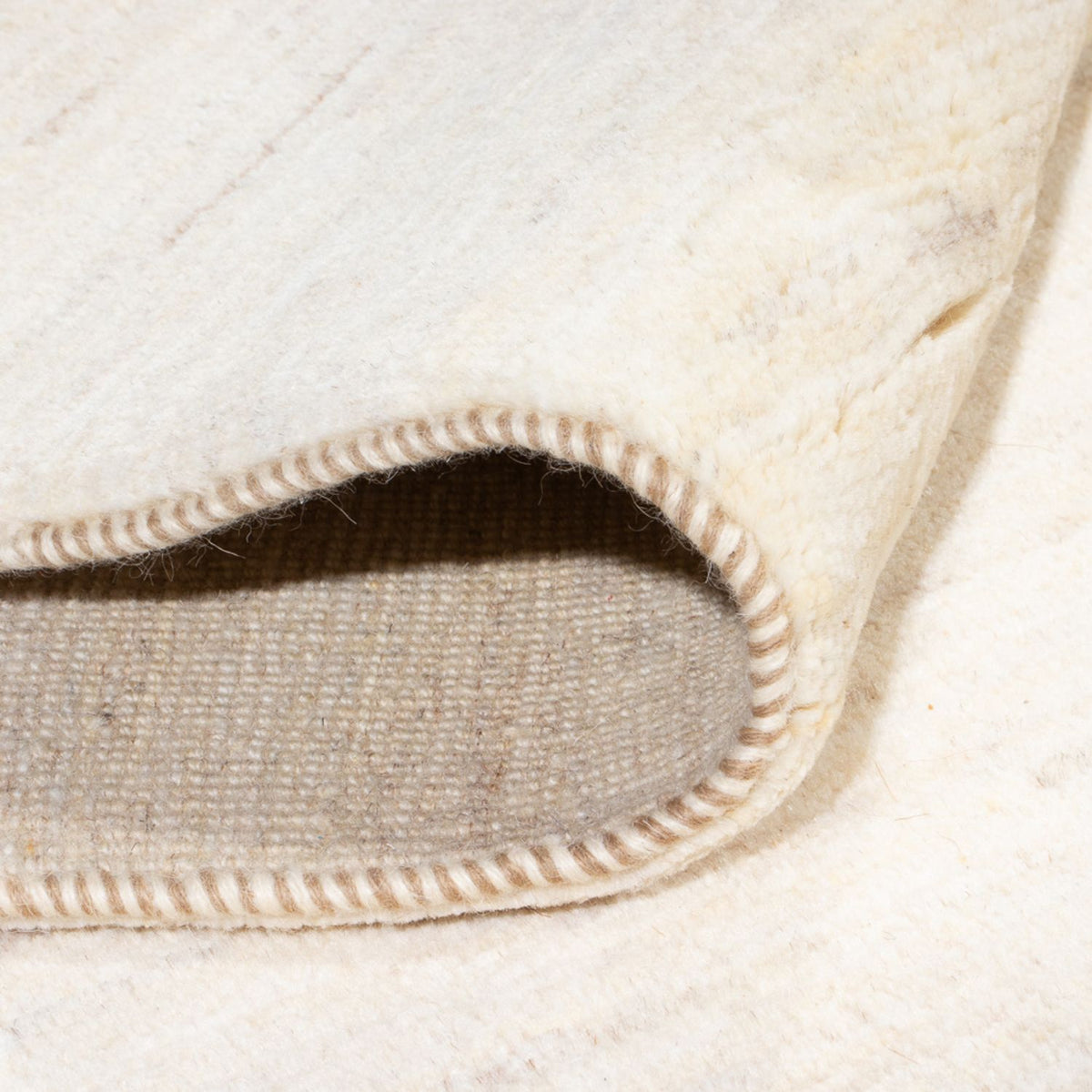 Gabbeh-matta - persisk - 241 x 168 cm - vit